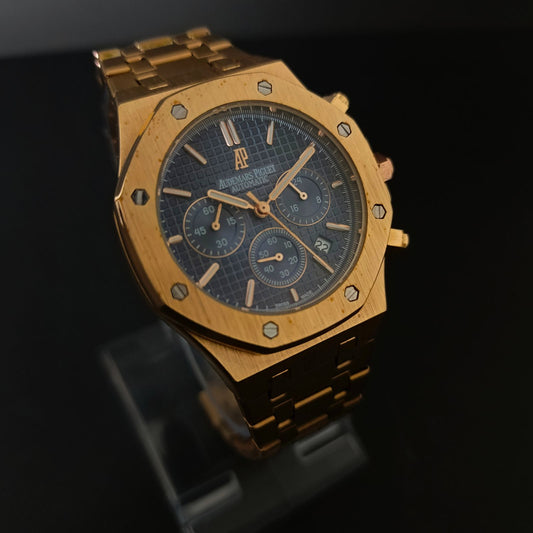 Audemars Piguet Royal Oak Chronograph - RoseGold-Blue